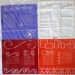 Creative Memories Fresh Cut Templates Journaling Stencil Durable NEW SEALED